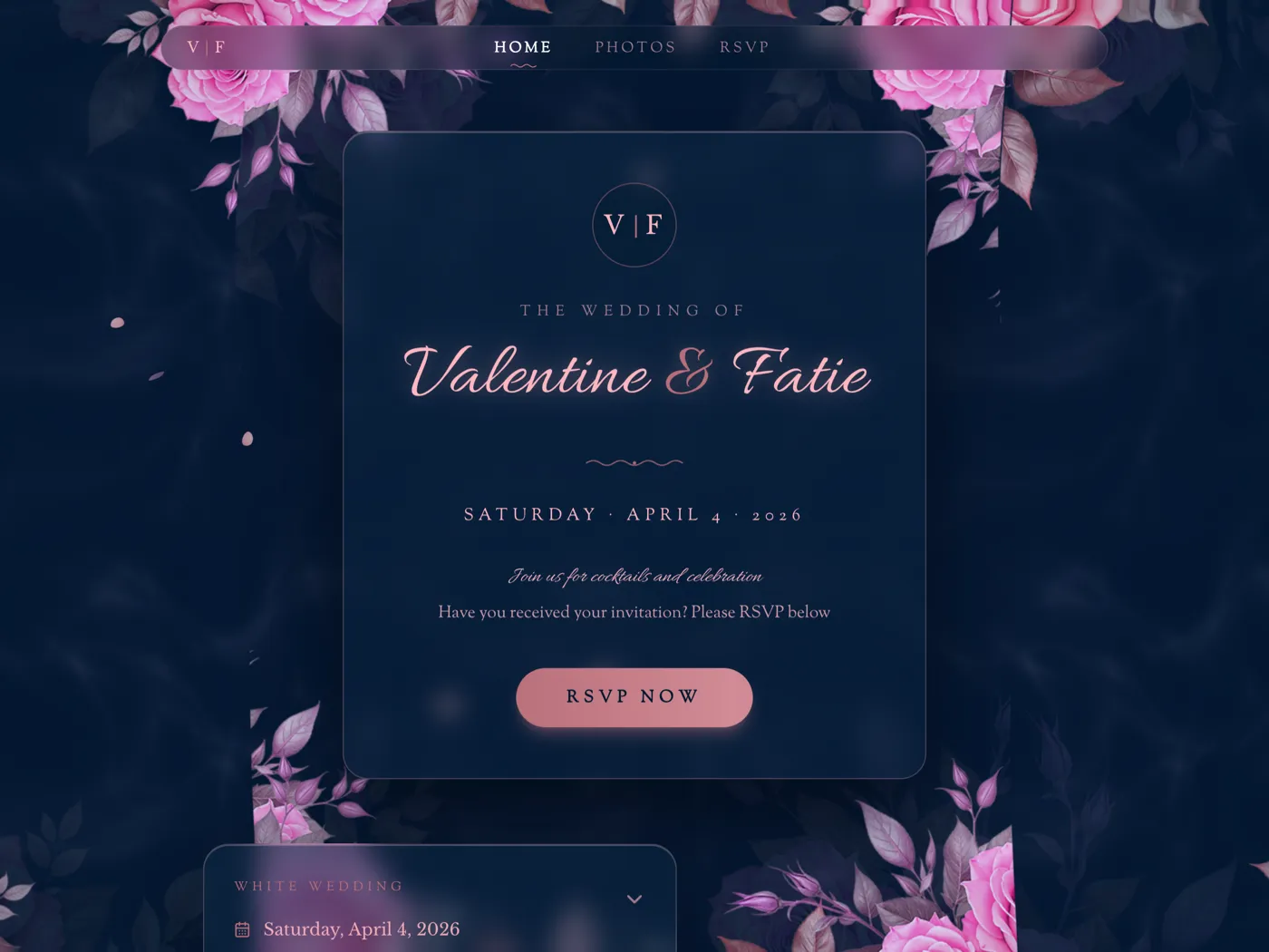 VAL WEDS FATIE — THUMB